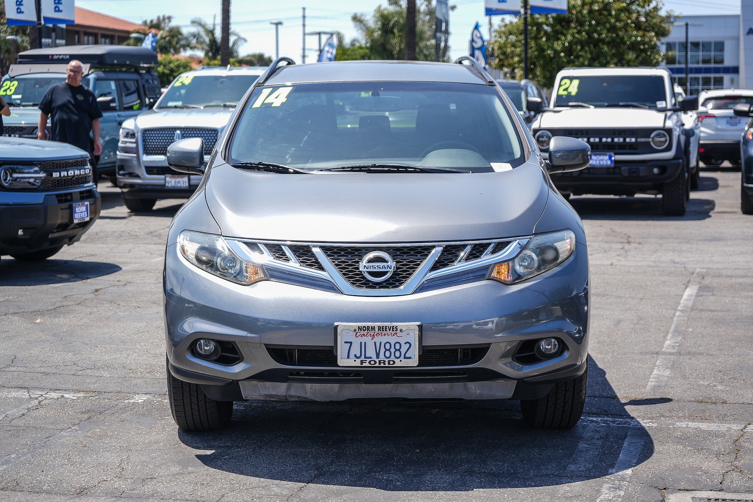 Used 2014 Nissan Murano SV with VIN JN8AZ1MUXEW417180 for sale in Cerritos, CA