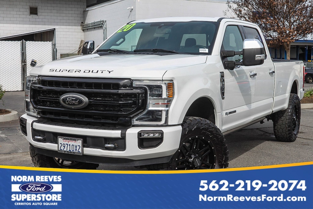 Used 2020 Ford Super Duty F-350 SRW Platinum Crew Cab Truck