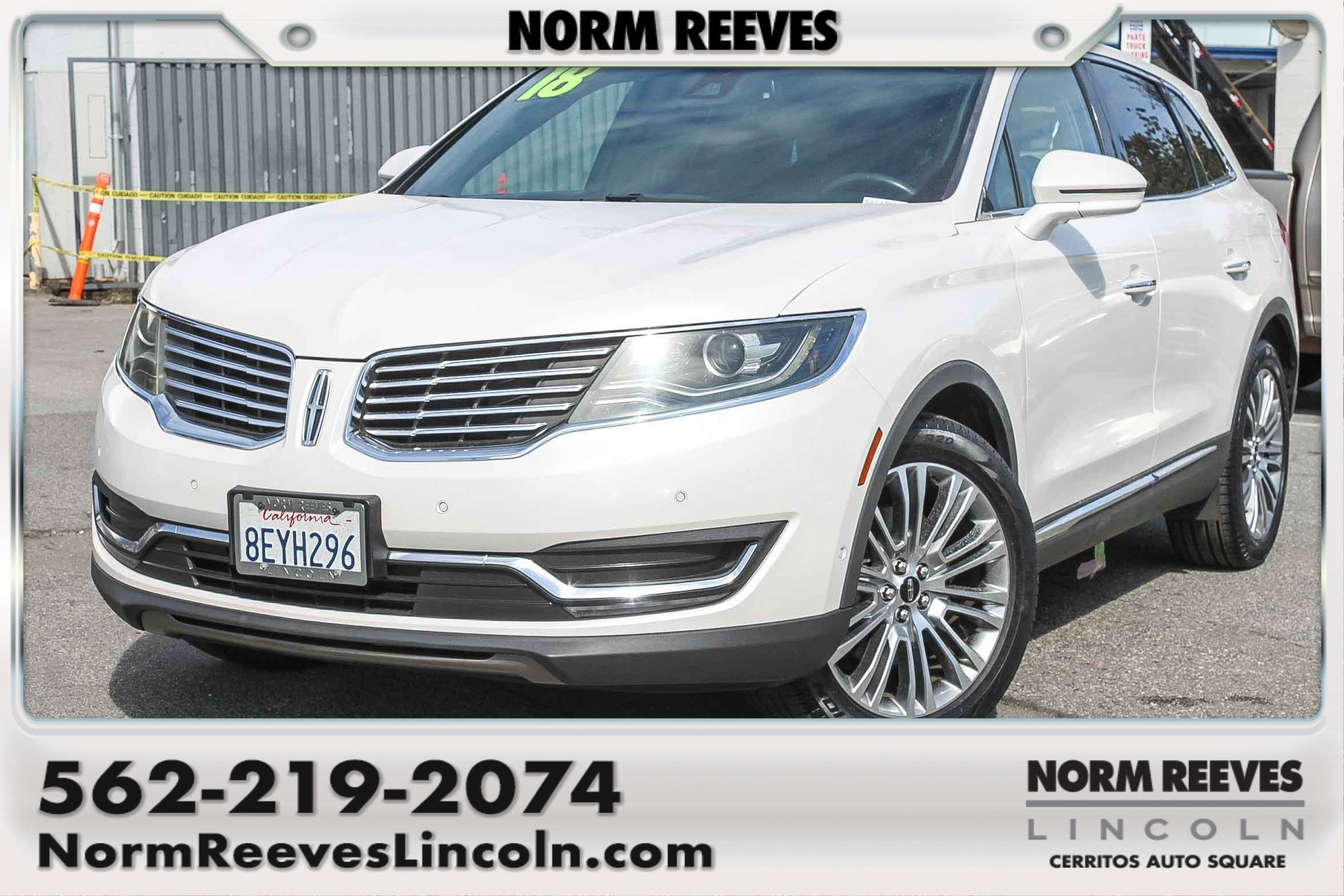 2018 Lincoln MKX Reserve