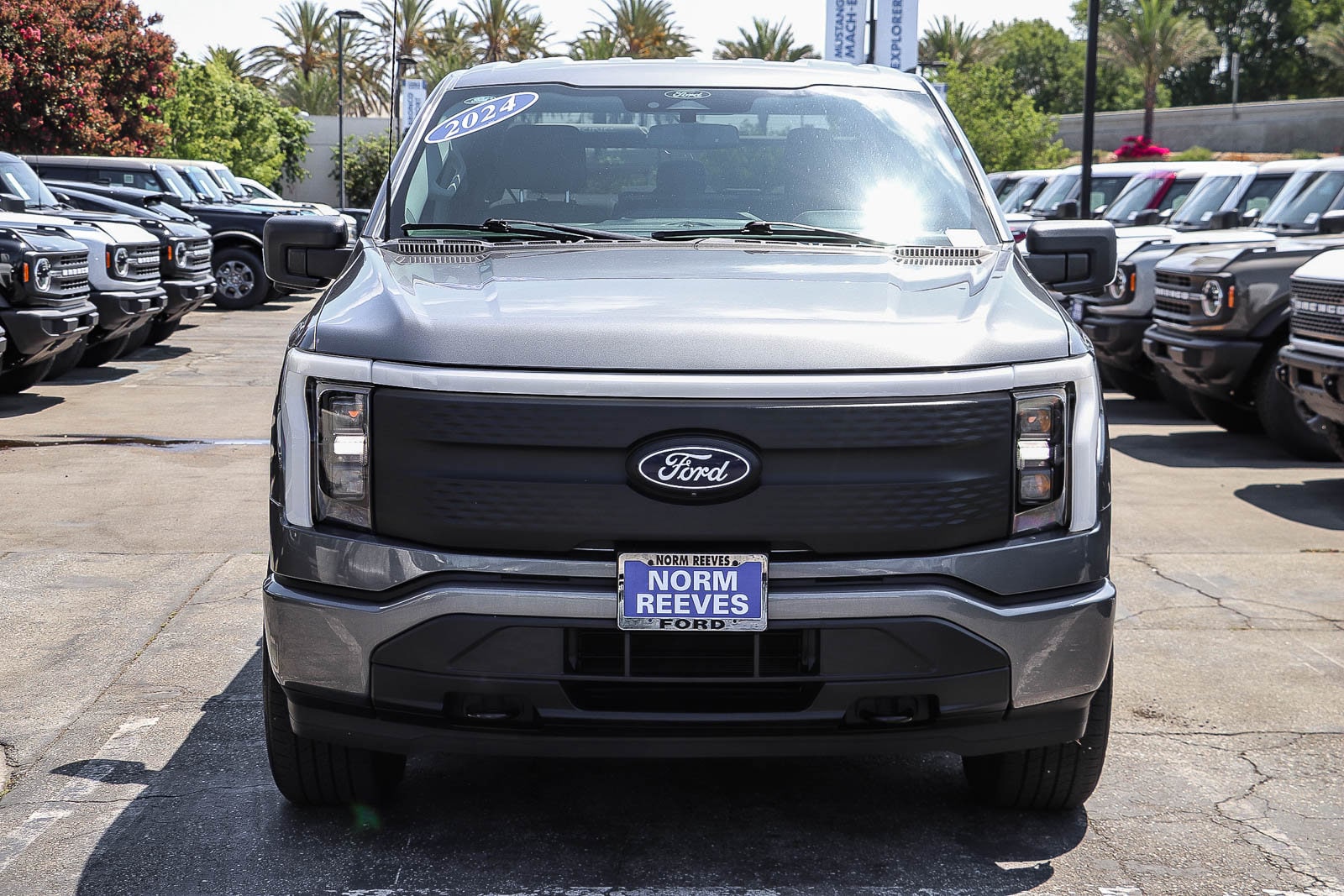 Used 2024 Ford F-150 Lightning XLT with VIN 1FTVW3LK9RWG13845 for sale in Cerritos, CA