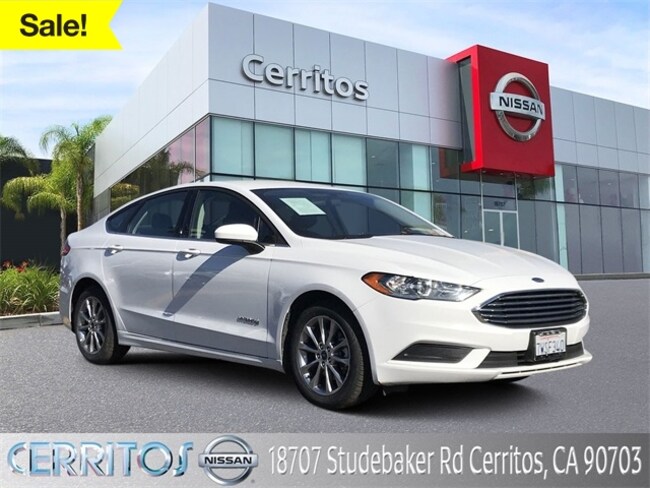 Used White 2017 Ford Fusion Hybrid Se For Sale In Cerritos Ca