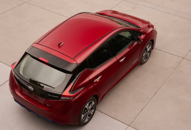 Floating roof on 2018 Nissan LEAF