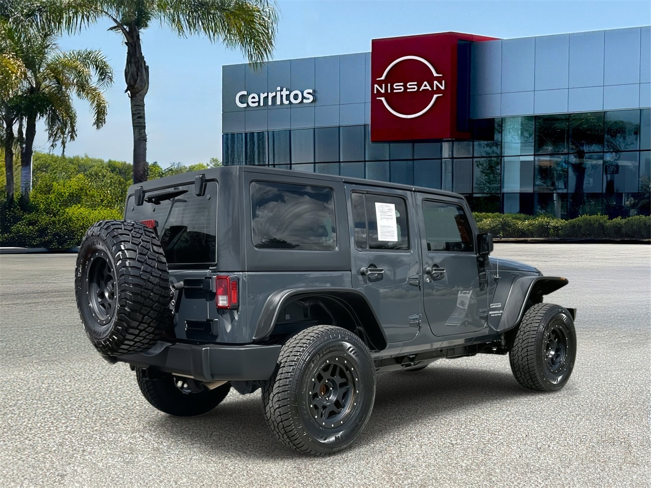 Used 2017 Jeep Wrangler Unlimited Sport with VIN 1C4BJWDG9HL539372 for sale in Cerritos, CA