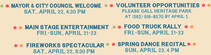 Cerritos Spring Festival Dates & Activities