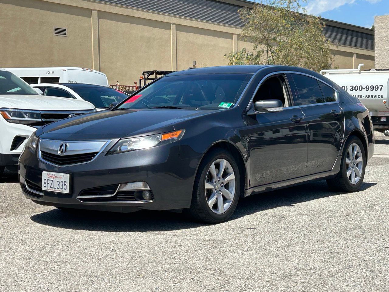 Gray (Graphite Luster Metallic) 2012 Acura TL Sedan Front-Wheel Drive 6-Speed Automatic