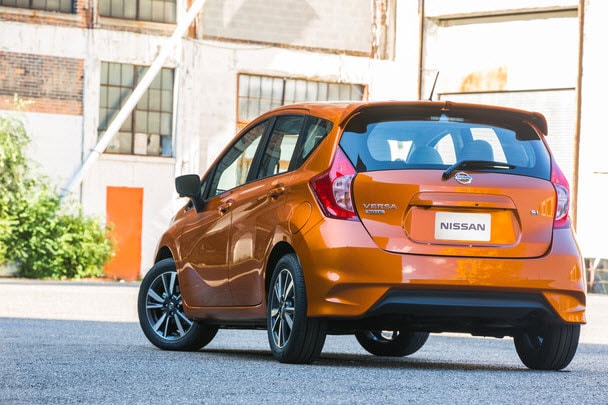 2017 Versa Note image of rear