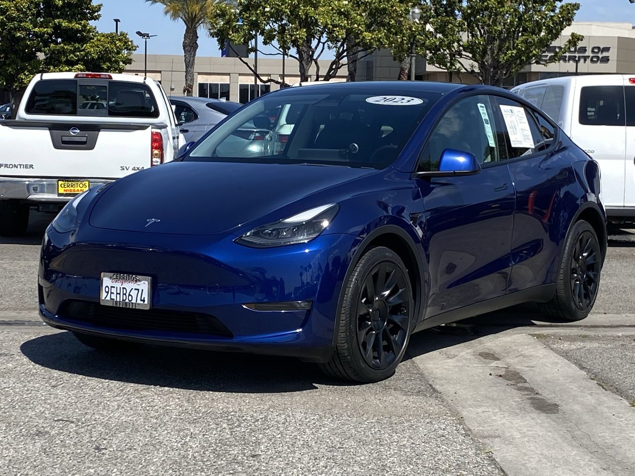Used 2023 Tesla Model Y Long Range with VIN 7SAYGAEE7PF623994 for sale in Cerritos, CA