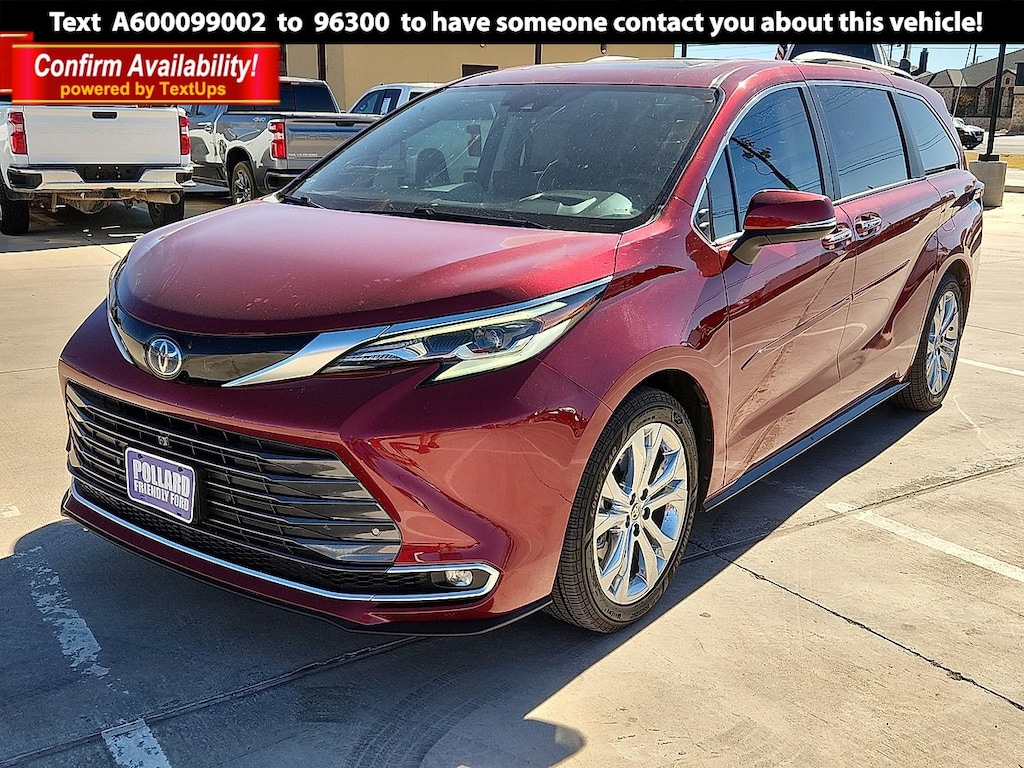 Used 2023 Toyota Sienna Platinum 7 Passenger Van Passenger Van