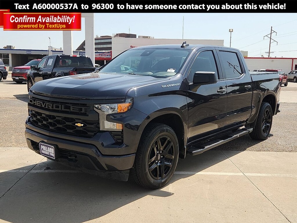 Used 2022 Chevrolet Silverado 1500 Custom Truck Crew Cab