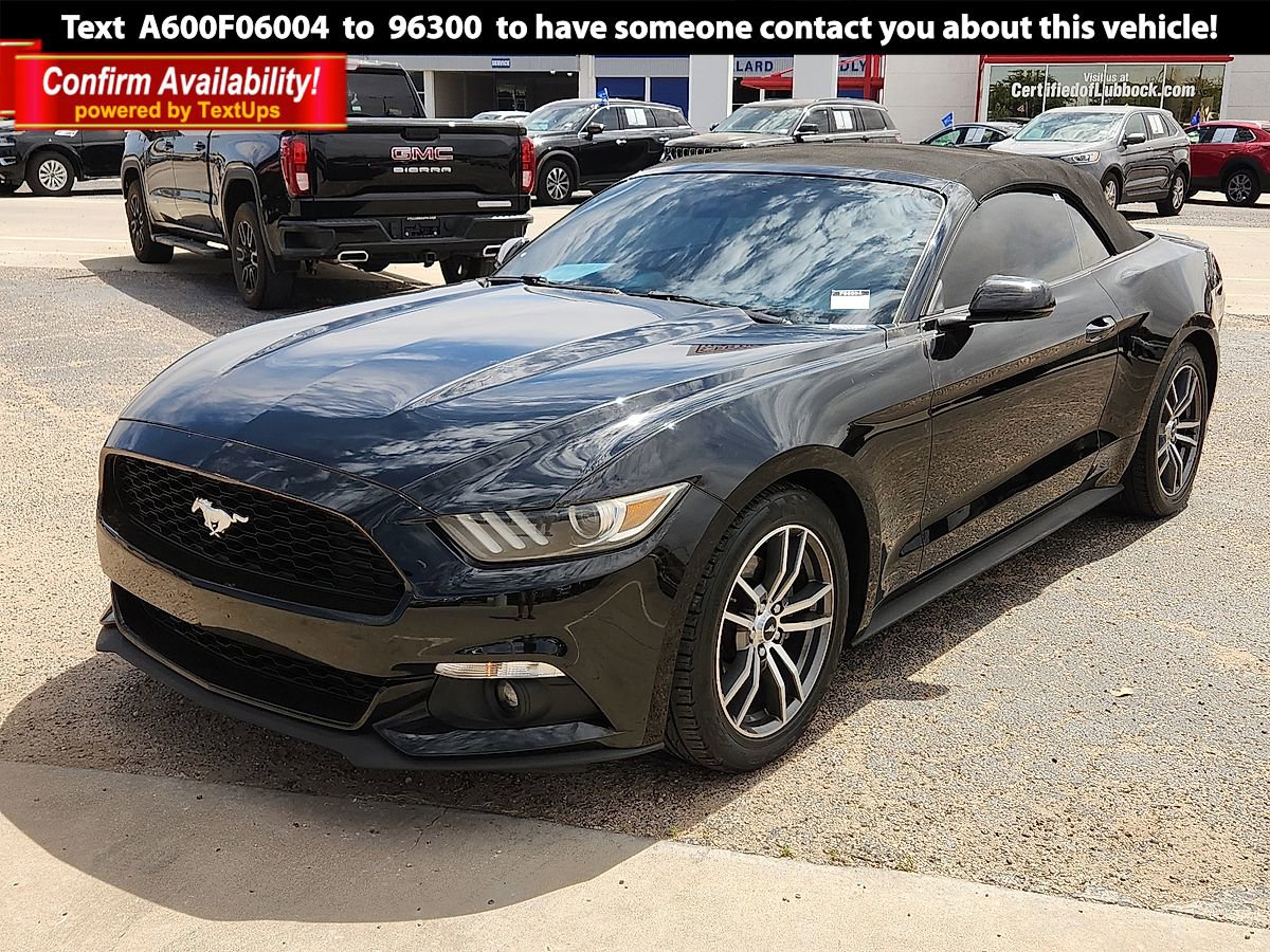 2016 Ford Mustang EcoBoost Convertible Premium's photo
