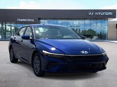 2025 Hyundai Elantra Hybrid Blue Sedan