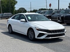 2025 Hyundai Elantra Hybrid Blue Sedan