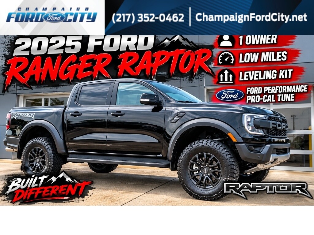 Used 2025 Ford Ranger Raptor Crew Cab Short Bed Truck