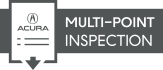 Acura multi-point inspection icon