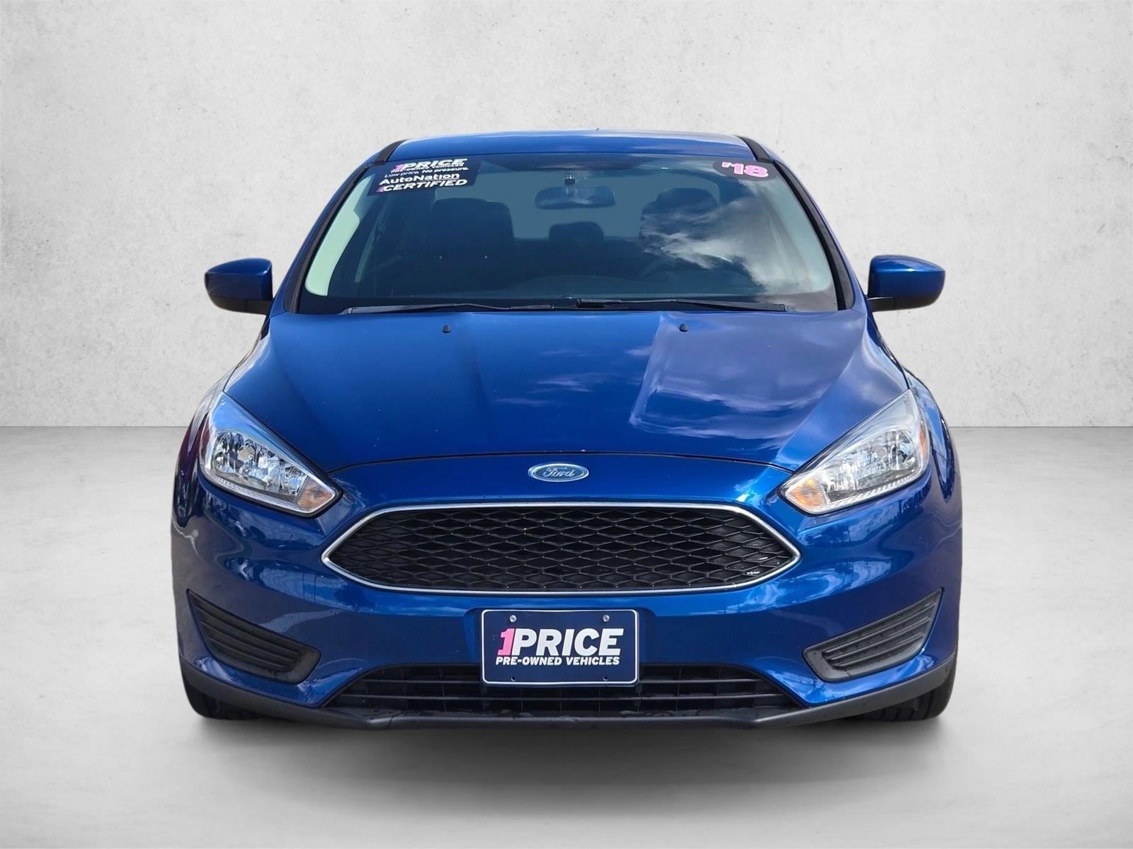 Used 2018 Ford Focus SE with VIN 1FADP3F23JL309149 for sale in League City, TX