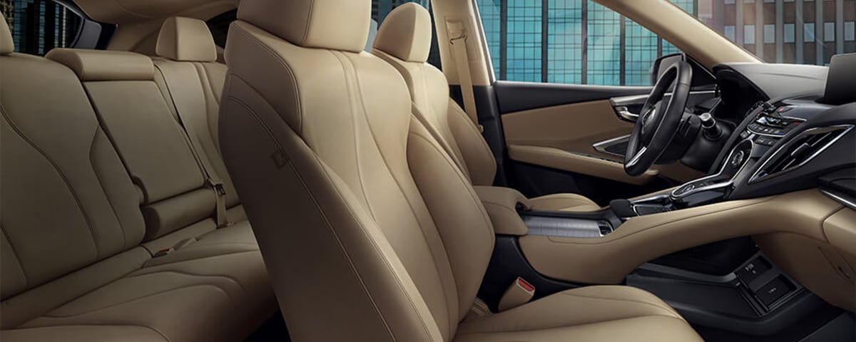 Acura Heated and Ventilated seats in beige