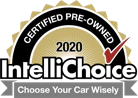 2020 IntelliChoice Best Certified Pre-Owned Program award logo