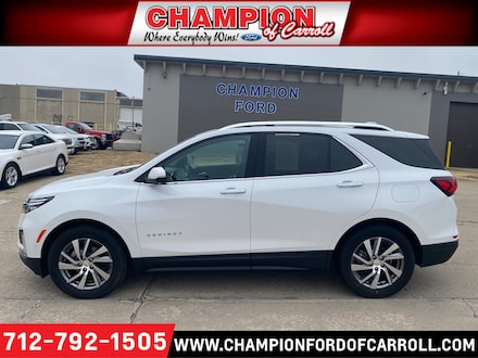 Featured Used 2022 Chevrolet Equinox Premier AWD  Premier 2GNAXXEV1N6106654 for Sale in Carroll, IA