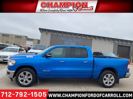 Featured Used 2020 Ram 1500 Big Horn Big Horn 4x4 Crew Cab 57 Box 1C6SRFFT6LN297471 for Sale in Carroll, IA