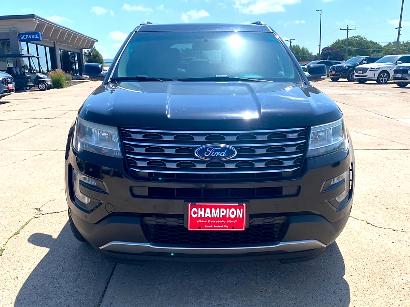 Used 2016 Ford Explorer XLT with VIN 1FM5K8D88GGC95120 for sale in Carroll, IA