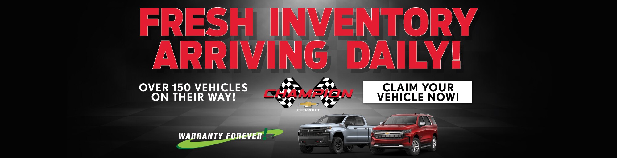 New Chevrolet and Used Car Dealership Serving Avon Champion Chevrolet