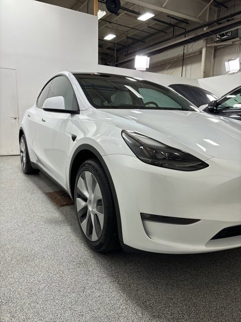 Used 2023 Tesla Model Y Long Range with VIN 7SAYGAEE1PF814102 for sale in Avon, IN