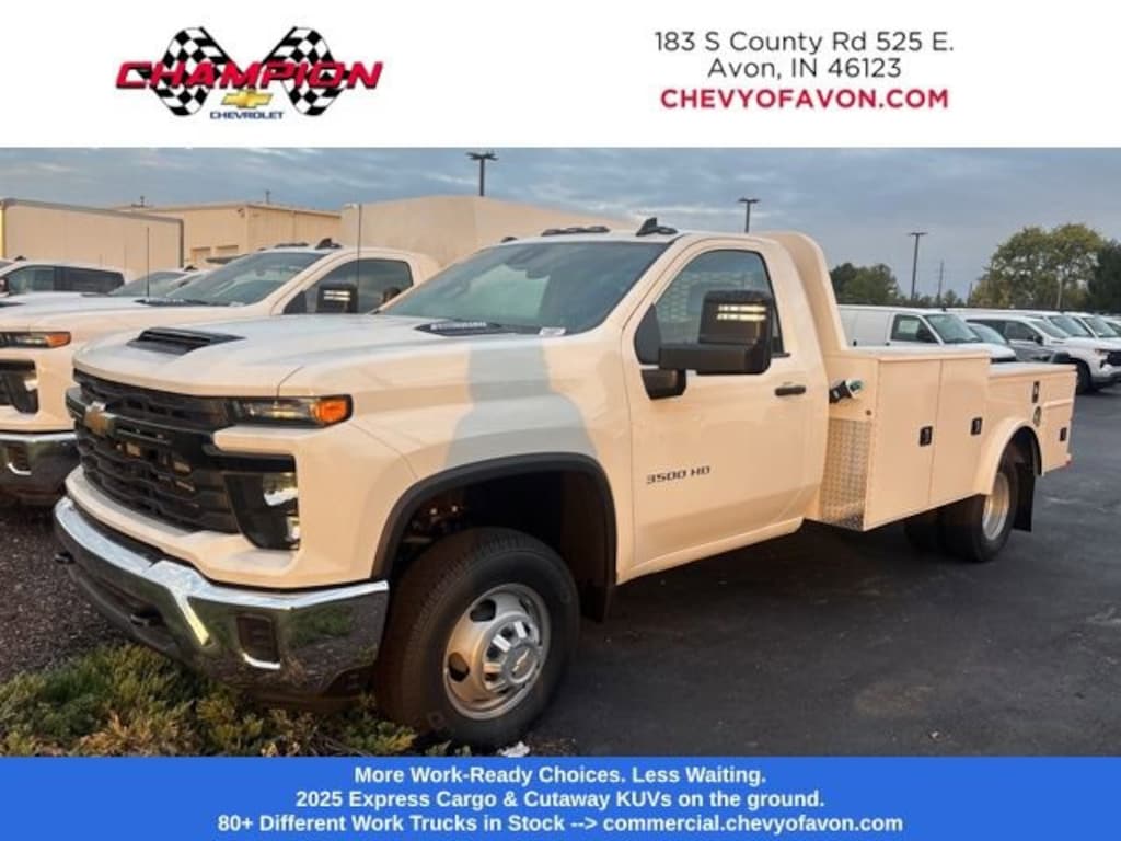New 2025 Chevrolet Silverado 3500 HD Chassis Cab Work Truck Truck