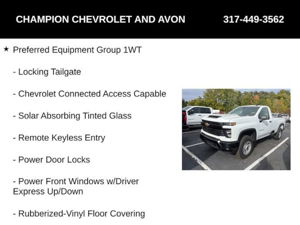 New 2025 Chevrolet Silverado 2500 HD WT Truck