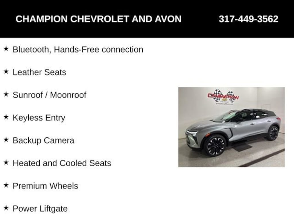 New 2026 Chevrolet Blazer EV RS SUV