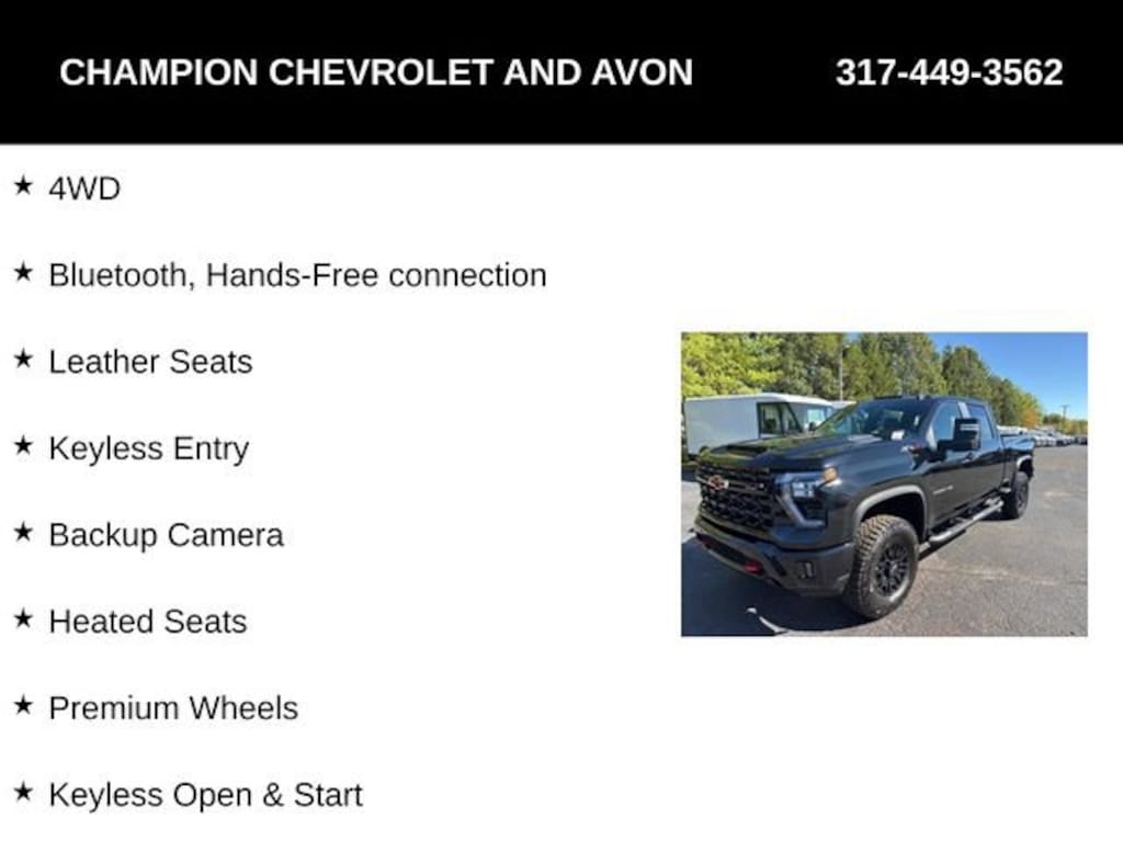 New 2026 Chevrolet Silverado 2500 HD ZR2 Truck