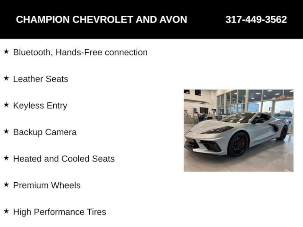 New 2026 Chevrolet Corvette Stingray 2LT Convertible