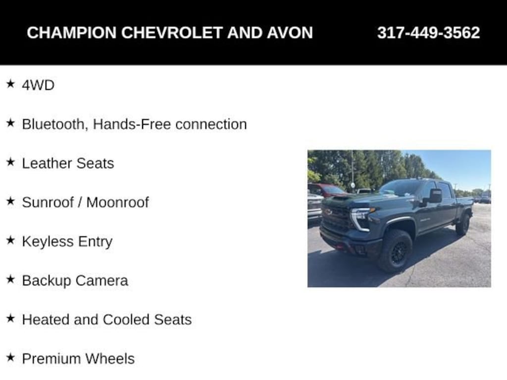 New 2025 Chevrolet Silverado 2500 HD ZR2 Truck