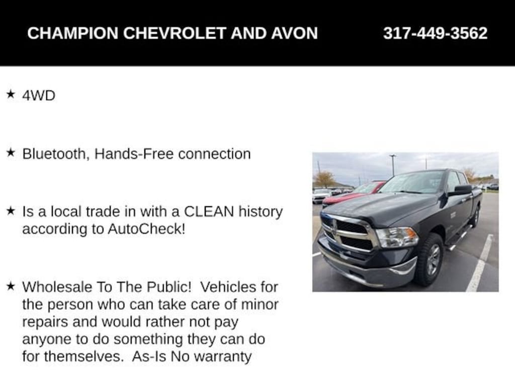 Used 2017 Ram 1500 SLT