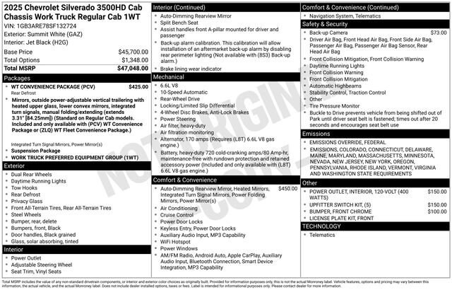 2025 Chevrolet Silverado 3500 HD Work Truck - Photo 25