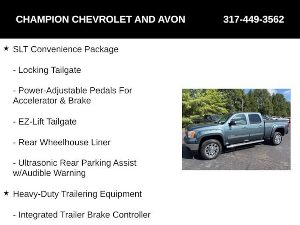 Used 2012 GMC Sierra 2500 HD SLT Truck