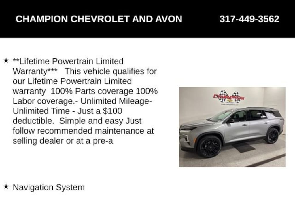 New 2026 Chevrolet Traverse LT SUV