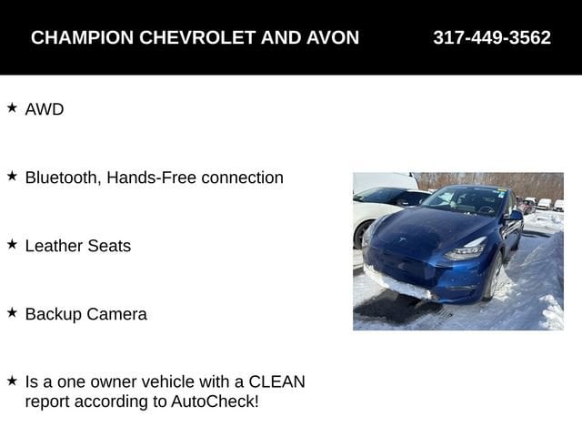 Used 2023 Tesla Model Y Long Range with VIN 7SAYGDEEXPA055352 for sale in Northfield, Minnesota