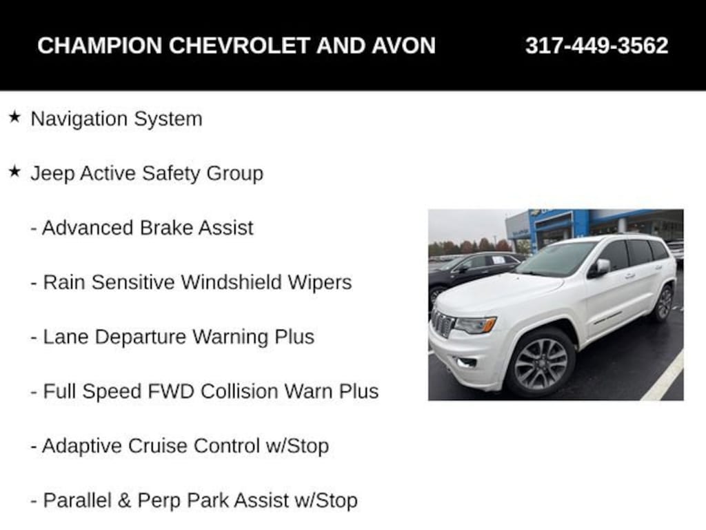 Used 2017 Jeep Grand Cherokee Overland