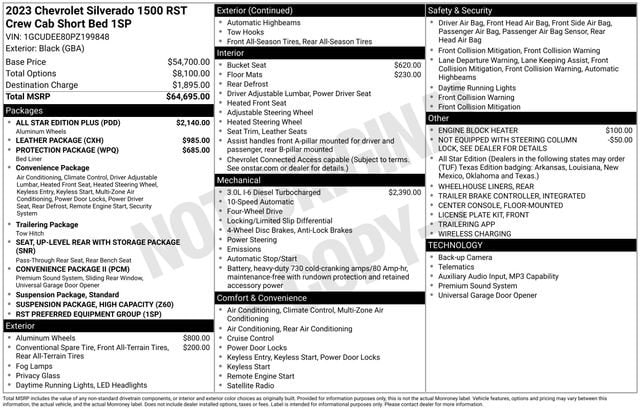 2023 Chevrolet Silverado 1500 RST 4X4 Crew Cab Short Box's photo