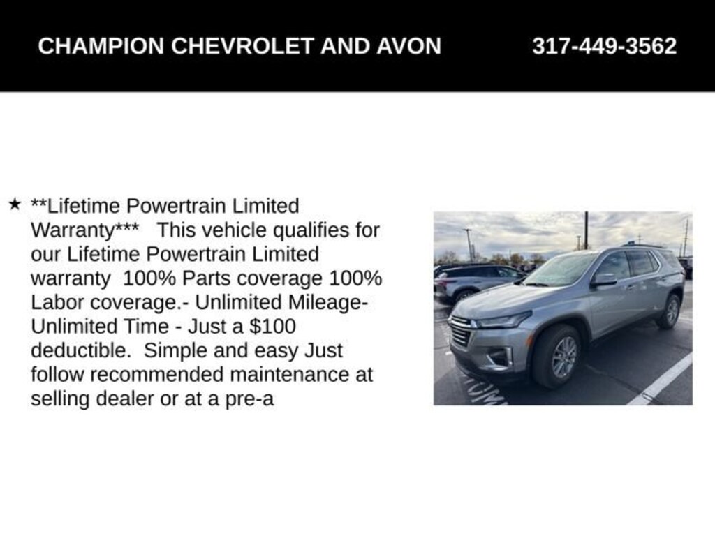 Used 2023 Chevrolet Traverse LT Cloth SUV