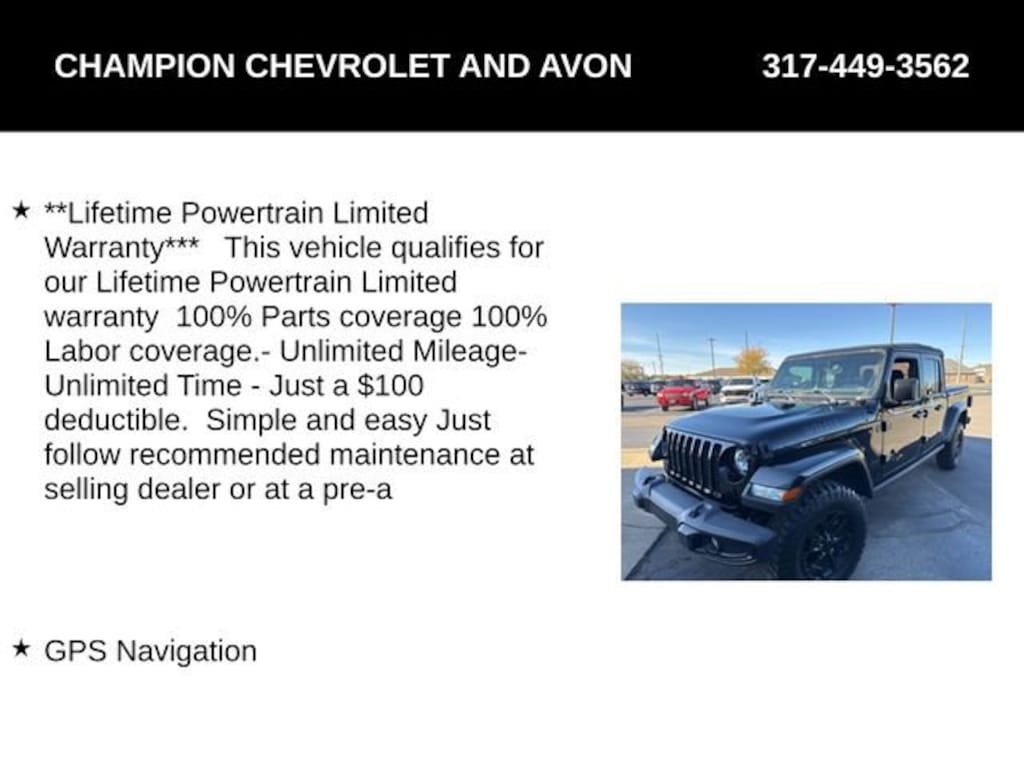 Used 2022 Jeep Gladiator Willys