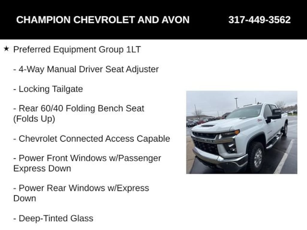 Used 2020 Chevrolet Silverado 2500 HD LT Truck