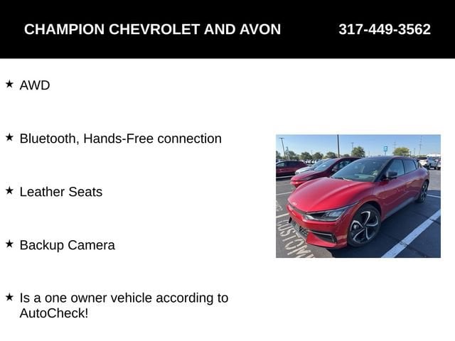 Used 2022 Kia Ev6 GT-Line with VIN KNDC4DLC9N5082304 for sale in Avon, IN