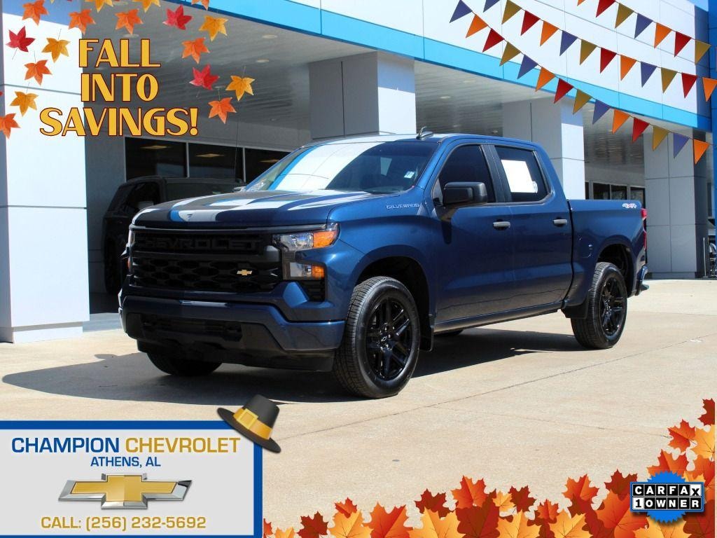 Used 2023 Chevrolet Silverado 1500 Custom Truck Crew Cab
