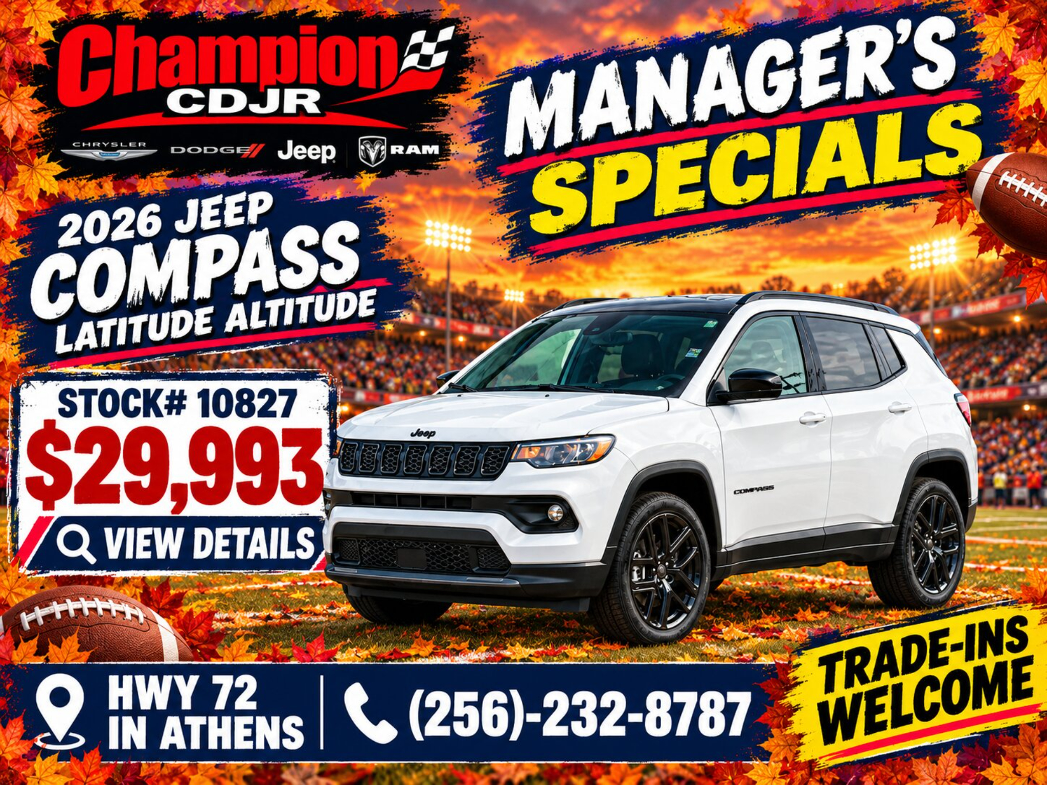 2026 Jeep Compass Latitude Altitude Sport Utility