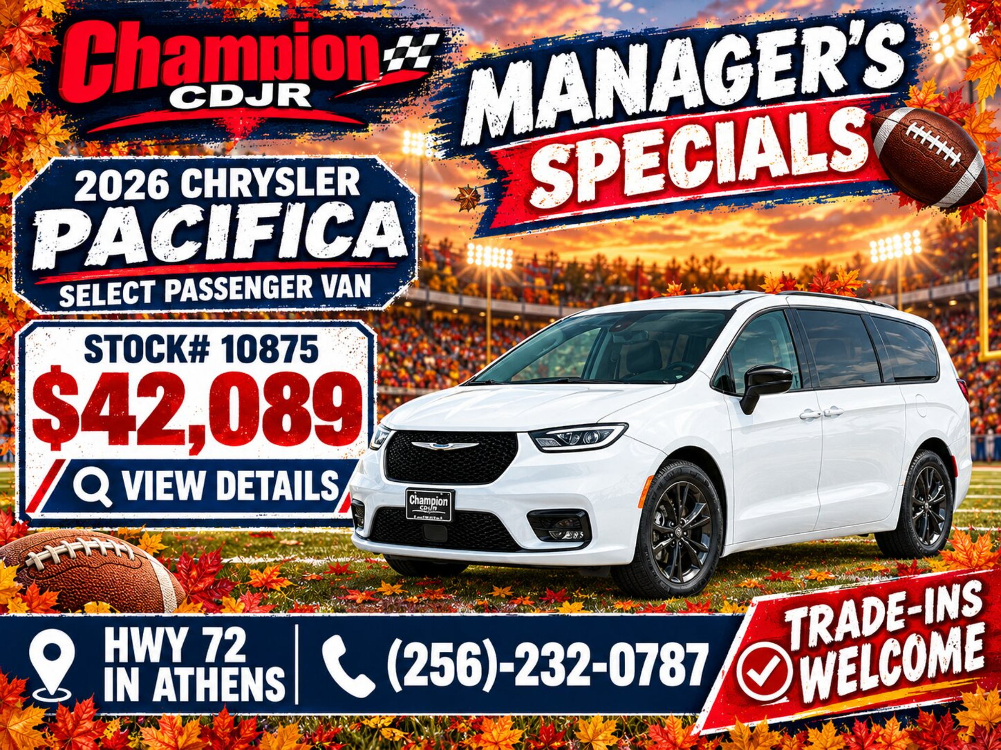 2026 Chrysler Pacifica Select Passenger Van