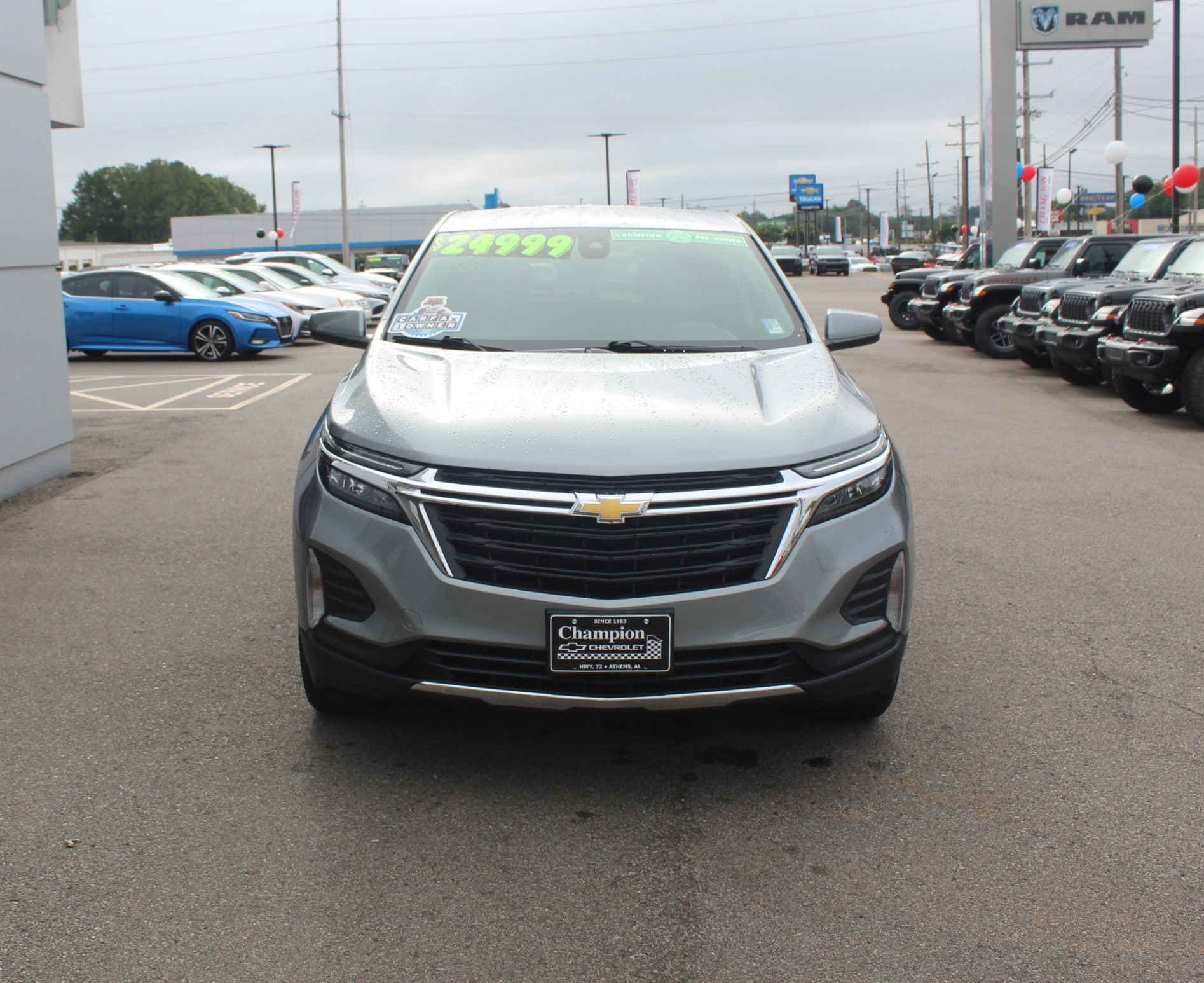 Used 2023 Chevrolet Equinox LT with VIN 3GNAXUEG3PS176161 for sale in Athens, AL