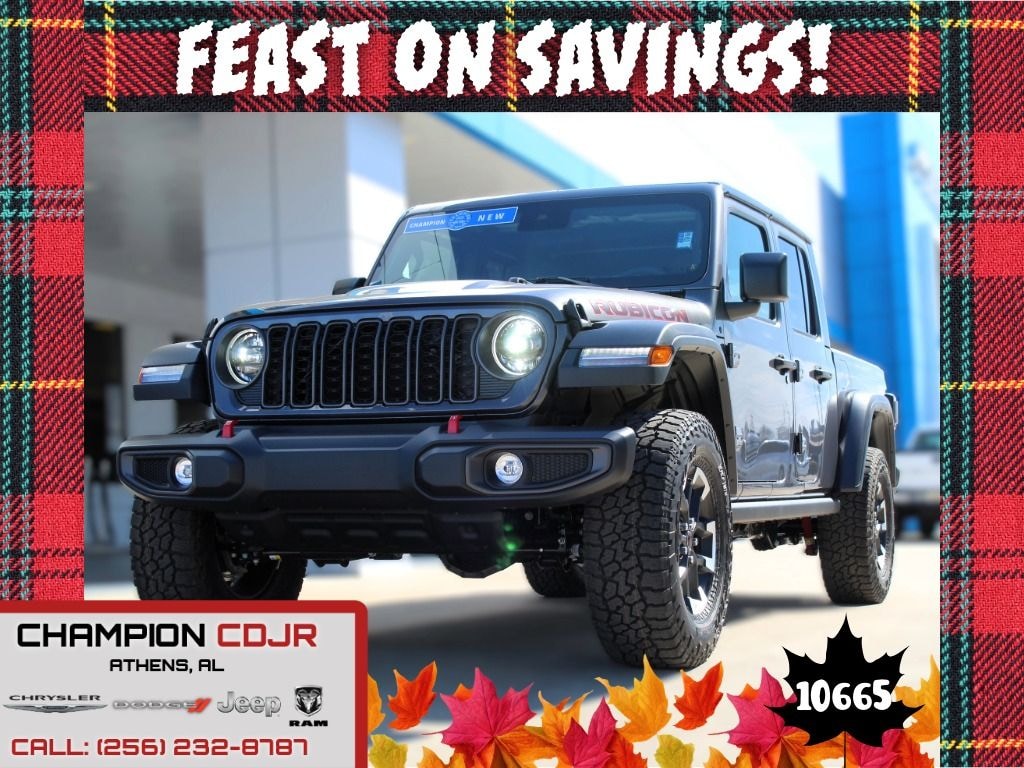 New 2025 Jeep Gladiator Rubicon Pickup