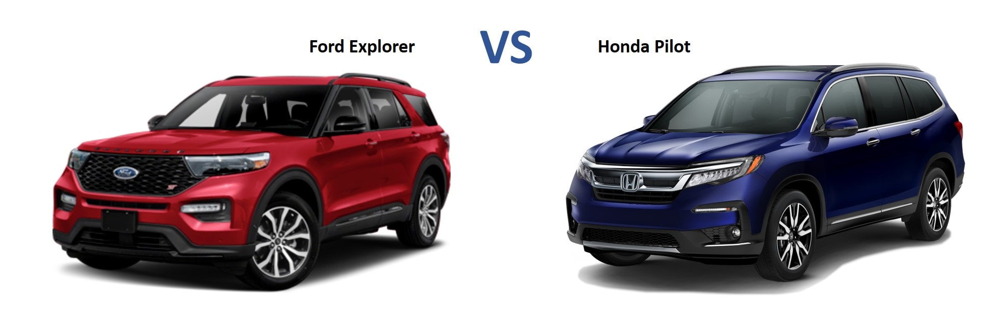 Compare SUVs Ford Explorer vs Honda Pilot Champion Ford Erie