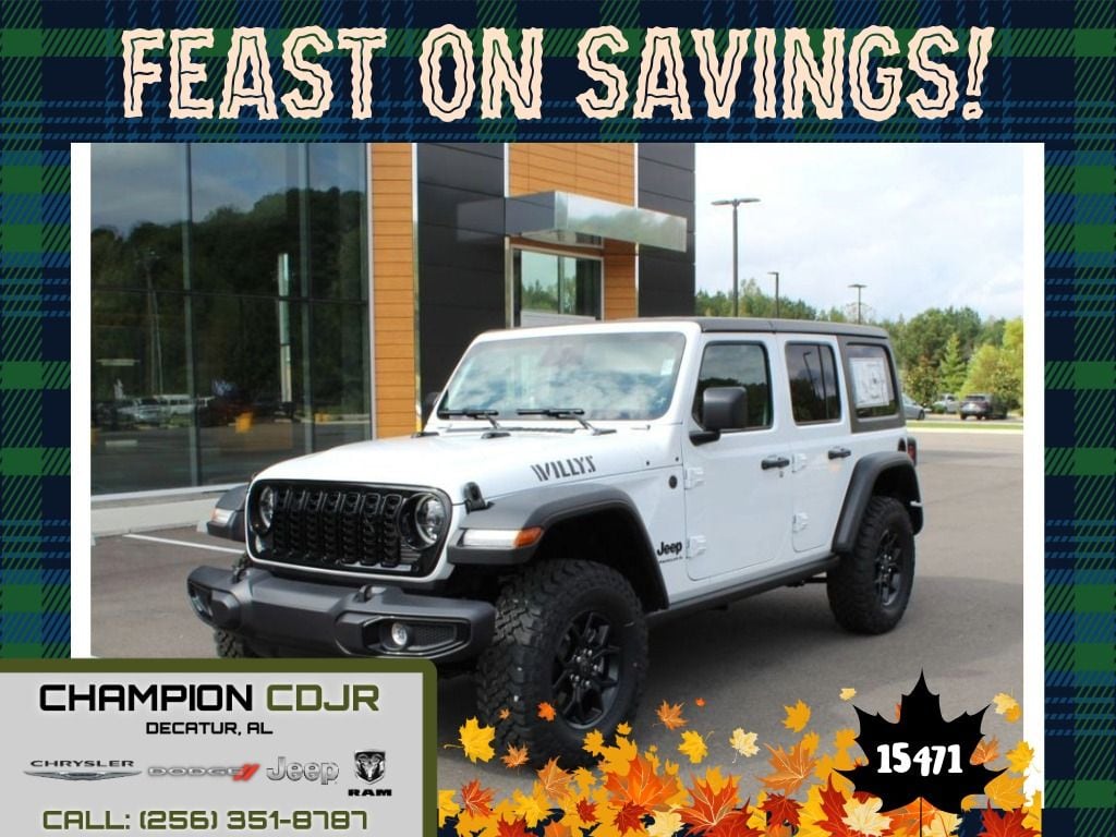New 2026 Jeep Wrangler Willys Sport Utility